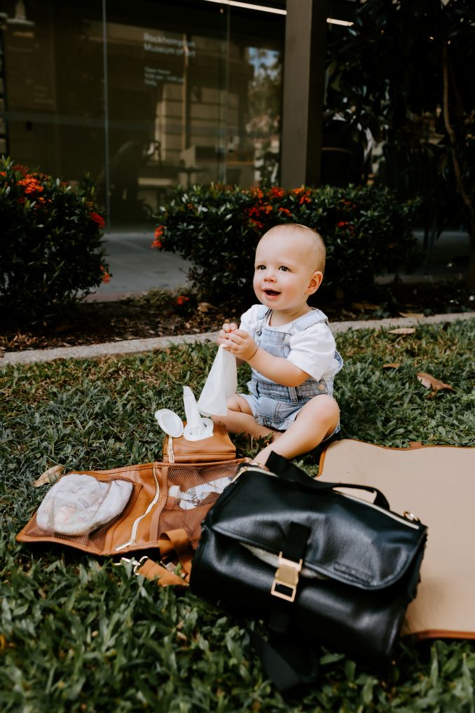 The Tiny Nomads 2-in-1 Nappy Change Crossbody Bag