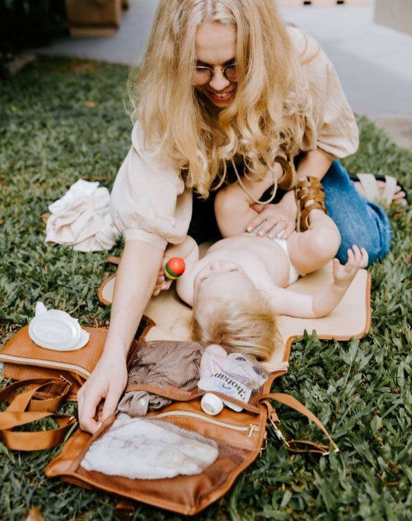 The Tiny Nomads 2-in-1 Nappy Change Crossbody Bag